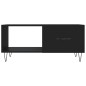 vidaXL Couchtisch Schwarz 90x50x40 cm Holzwerkstoff vidaXL Couchtisch Schwarz 90x50x40 cm Holzwerkstoff