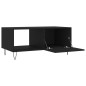 vidaXL Couchtisch Schwarz 90x50x40 cm Holzwerkstoff vidaXL Couchtisch Schwarz 90x50x40 cm Holzwerkstoff