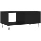 vidaXL Couchtisch Schwarz 90x50x40 cm Holzwerkstoff vidaXL Couchtisch Schwarz 90x50x40 cm Holzwerkstoff