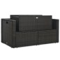 6-tlg. Garten-Lounge-Set mit Auflagen Poly Rattan Braun 6-tlg. Garten-Lounge-Set mit Auflagen Poly Rattan Braun