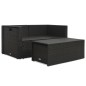 6-tlg. Garten-Lounge-Set mit Auflagen Poly Rattan Braun 6-tlg. Garten-Lounge-Set mit Auflagen Poly Rattan Braun