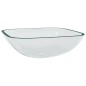 vidaXL Waschbecken Glas 42x42x14 cm Transparent vidaXL Waschbecken Glas 42x42x14 cm Transparent