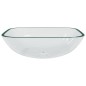 vidaXL Waschbecken Glas 42x42x14 cm Transparent vidaXL Waschbecken Glas 42x42x14 cm Transparent