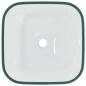 vidaXL Waschbecken Glas 42x42x14 cm Transparent vidaXL Waschbecken Glas 42x42x14 cm Transparent
