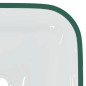 vidaXL Waschbecken Glas 42x42x14 cm Transparent vidaXL Waschbecken Glas 42x42x14 cm Transparent