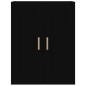 vidaXL Wandschrank Schwarz 69,5x32,5x90 cm Holzwerkstoff