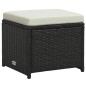 6-tlg. Garten-Lounge-Set mit Auflagen Poly Rattan Braun 6-tlg. Garten-Lounge-Set mit Auflagen Poly Rattan Braun