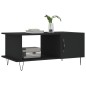 vidaXL Couchtisch Schwarz 90x50x40 cm Holzwerkstoff vidaXL Couchtisch Schwarz 90x50x40 cm Holzwerkstoff