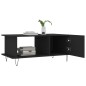 vidaXL Couchtisch Schwarz 90x50x40 cm Holzwerkstoff vidaXL Couchtisch Schwarz 90x50x40 cm Holzwerkstoff