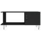 vidaXL Couchtisch Schwarz 90x50x40 cm Holzwerkstoff vidaXL Couchtisch Schwarz 90x50x40 cm Holzwerkstoff