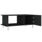 vidaXL Couchtisch Schwarz 90x50x40 cm Holzwerkstoff vidaXL Couchtisch Schwarz 90x50x40 cm Holzwerkstoff