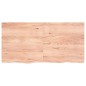 vidaXL Tischplatte Hellbraun 120x60x4 cm Massivholz Eiche Behandelt vidaXL Tischplatte Hellbraun 120x60x4 cm Massivholz Eiche Behandelt
