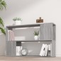 vidaXL Bücherregal Grau Sonoma 100x24x63 cm Holzwerkstoff vidaXL Bücherregal Grau Sonoma 100x24x63 cm Holzwerkstoff