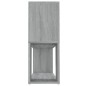 vidaXL Bücherregal Grau Sonoma 100x24x63 cm Holzwerkstoff vidaXL Bücherregal Grau Sonoma 100x24x63 cm Holzwerkstoff