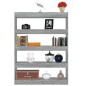 vidaXL Bücherregal/Raumteiler Grau Sonoma 100×30×135 cm vidaXL Bücherregal/Raumteiler Grau Sonoma 100×30×135 cm
