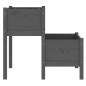 vidaXL Pflanzkübel Grau 84,5x84x75 cm Massivholz Kiefer vidaXL Pflanzkübel Grau 84,5x84x75 cm Massivholz Kiefer