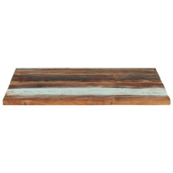 vidaXL Tischplatte Quadratisch 80x80 cm 25-27 mm Altholz Massiv