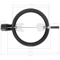 vidaXL BBQ Rotisserie Ring Set 47 cm Schwarz vidaXL BBQ Rotisserie Ring Set 47 cm Schwarz