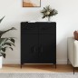 vidaXL Sideboard Schwarz 69,5x34x90 cm Holzwerkstoff vidaXL Sideboard Schwarz 69,5x34x90 cm Holzwerkstoff