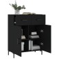 vidaXL Sideboard Schwarz 69,5x34x90 cm Holzwerkstoff vidaXL Sideboard Schwarz 69,5x34x90 cm Holzwerkstoff