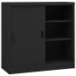 vidaXL Büroschrank mit Schiebetür Anthrazit 90x40x90 cm Stahl vidaXL Büroschrank mit Schiebetür Anthrazit 90x40x90 cm Stahl