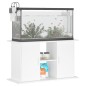 vidaXL Aquariumständer Weiß 101x41x58 cm Holzwerkstoff vidaXL Aquariumständer Weiß 101x41x58 cm Holzwerkstoff