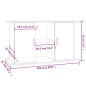vidaXL Aquariumständer Weiß 101x41x58 cm Holzwerkstoff vidaXL Aquariumständer Weiß 101x41x58 cm Holzwerkstoff