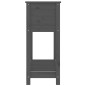 vidaXL Pflanzkübel mit Ablage Grau 82,5x34,5x81 cm Massivholz Kiefer vidaXL Pflanzkübel mit Ablage Grau 82,5x34,5x81 cm Massivholz Kiefer