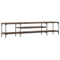 vidaXL TV-Schrank Räuchereiche 201x35x45 cm Holzwerkstoff & Eisen vidaXL TV-Schrank Räuchereiche 201x35x45 cm Holzwerkstoff & Eisen