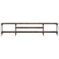 vidaXL TV-Schrank Räuchereiche 201x35x45 cm Holzwerkstoff & Eisen vidaXL TV-Schrank Räuchereiche 201x35x45 cm Holzwerkstoff & Eisen