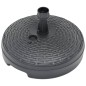 vidaXL Sonnenschirmständer Sand/Wasser 20L Anthrazit Kunststoff Rattan vidaXL Sonnenschirmständer Sand/Wasser 20L Anthrazit Kunststoff Rattan