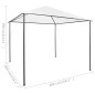 vidaXL Pavillon 3x3x2,9 m Weiß 180 g/m² vidaXL Pavillon 3x3x2,9 m Weiß 180 g/m²