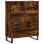 vidaXL Highboard Räuchereiche 69,5x34x180 cm Holzwerkstoff vidaXL Highboard Räuchereiche 69,5x34x180 cm Holzwerkstoff