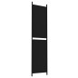 vidaXL 3-tlg. Paravent Schwarz 150x200 cm Stoff vidaXL 3-tlg. Paravent Schwarz 150x200 cm Stoff