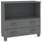 vidaXL Sideboard HAMAR Dunkelgrau 85x35x80 cm Massivholz Kiefer vidaXL Sideboard HAMAR Dunkelgrau 85x35x80 cm Massivholz Kiefer