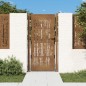 vidaXL Gartentor 105x180 cm Cortenstahl Bambus-Design vidaXL Gartentor 105x180 cm Cortenstahl Bambus-Design