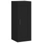 vidaXL Wandschrank Schwarz 34,5x34x90 cm Holzwerkstoff vidaXL Wandschrank Schwarz 34,5x34x90 cm Holzwerkstoff