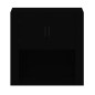 vidaXL Wandschrank Schwarz 80x33x80 cm Holzwerkstoff vidaXL Wandschrank Schwarz 80x33x80 cm Holzwerkstoff