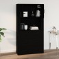vidaXL Wandschrank Schwarz 80x33x80 cm Holzwerkstoff vidaXL Wandschrank Schwarz 80x33x80 cm Holzwerkstoff