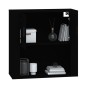 vidaXL Wandschrank Schwarz 80x33x80 cm Holzwerkstoff vidaXL Wandschrank Schwarz 80x33x80 cm Holzwerkstoff