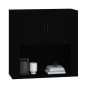 vidaXL Wandschrank Schwarz 80x33x80 cm Holzwerkstoff vidaXL Wandschrank Schwarz 80x33x80 cm Holzwerkstoff