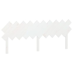 vidaXL Bett-Kopfteil Weiß 196x3x80,5 cm Massivholz Kiefer