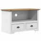 vidaXL TV-Schrank mit 2 Schubladen BODO Braun 91x43x56 cm Kiefernholz vidaXL TV-Schrank mit 2 Schubladen BODO Braun 91x43x56 cm Kiefernholz