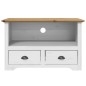 vidaXL TV-Schrank mit 2 Schubladen BODO Braun 91x43x56 cm Kiefernholz vidaXL TV-Schrank mit 2 Schubladen BODO Braun 91x43x56 cm Kiefernholz