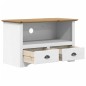 vidaXL TV-Schrank mit 2 Schubladen BODO Braun 91x43x56 cm Kiefernholz vidaXL TV-Schrank mit 2 Schubladen BODO Braun 91x43x56 cm Kiefernholz
