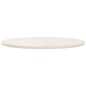 vidaXL Tischplatte Weiß Ø90x2,5 cm Massivholz Kiefer vidaXL Tischplatte Weiß Ø90x2,5 cm Massivholz Kiefer