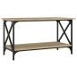 vidaXL Couchtisch Sonoma Eiche 80x45x45 cm Holzwerkstoff und Eisen vidaXL Couchtisch Sonoma Eiche 80x45x45 cm Holzwerkstoff und Eisen