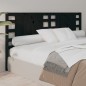 vidaXL Kopfteil Schwarz 126x4x100 cm Massivholz Kiefer vidaXL Kopfteil Schwarz 126x4x100 cm Massivholz Kiefer