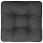 Palettenkissen Schwarz 60x61x10 cm Stoff Palettenkissen Schwarz 60x61x10 cm Stoff