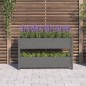 vidaXL Pflanzkübel Grau 112x25x66 cm Massivholz Kiefer vidaXL Pflanzkübel Grau 112x25x66 cm Massivholz Kiefer